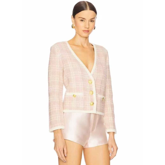 Veronica Beard Claudine Knit Jacket L - Picture 4 of 8